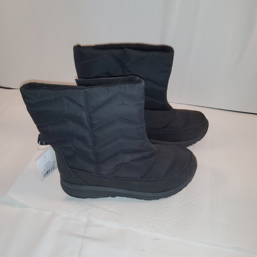Girls Rivers Snow Boots Black - Cat & Jack